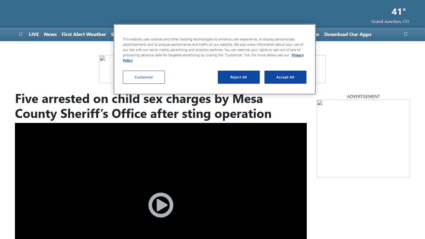 Five arrested on child sex charges by Mesa County Sheriff’s Office after sting operation